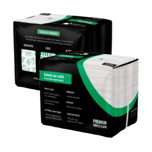 BABERO DESCARTABLE BLANCO X 50